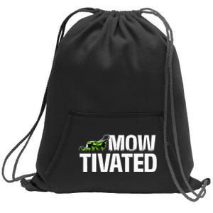 Mowtivated Lawn Mower Landscaping Gardener Sweatshirt Cinch Pack Bag