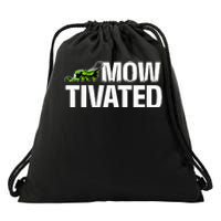 Mowtivated Lawn Mower Landscaping Gardener Drawstring Bag