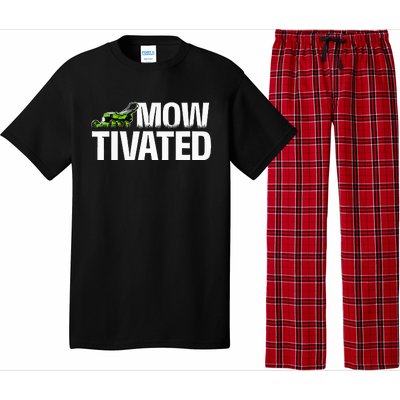 Mowtivated Lawn Mower Landscaping Gardener Pajama Set