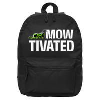 Mowtivated Lawn Mower Landscaping Gardener 16 in Basic Backpack