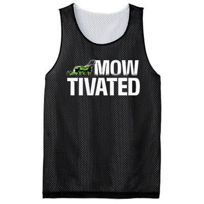 Mowtivated Lawn Mower Landscaping Gardener Mesh Reversible Basketball Jersey Tank