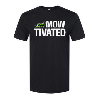 Mowtivated Lawn Mower Landscaping Gardener Softstyle CVC T-Shirt