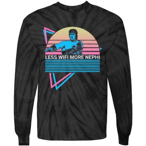 Mormon Lds Missionary Less Wifi More Nephi Tie-Dye Long Sleeve Shirt