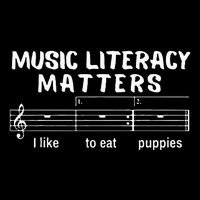 Music Literacy Matters Women's Crop Top Tee