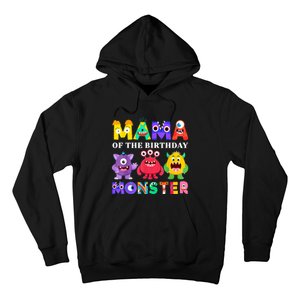 Mama Little Monster 1st Birthday Party Family Monster Hoodie