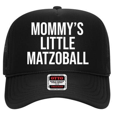 MommyS Little Matzo Ball Funn High Crown Mesh Back Trucker Hat