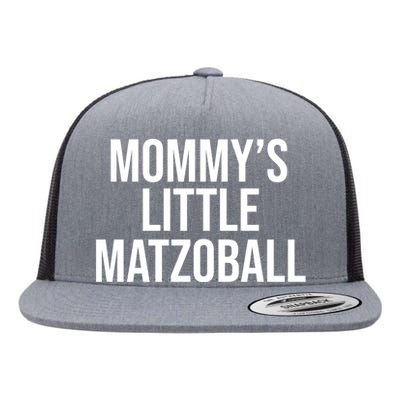 MommyS Little Matzo Ball Funn Flat Bill Trucker Hat