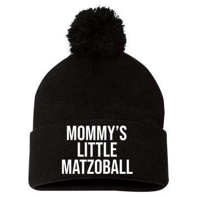 MommyS Little Matzo Ball Funn Pom Pom 12in Knit Beanie