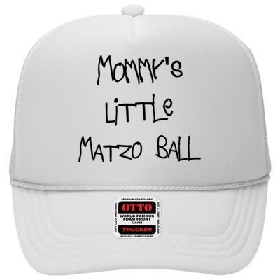 MommyS Little Matzo Ball Funn High Crown Mesh Back Trucker Hat