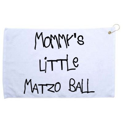 MommyS Little Matzo Ball Funn Grommeted Golf Towel