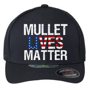 Mullet Lives Matter Gift Funny Hairstyle Gift Meaningful Gift Flexfit Unipanel Trucker Cap