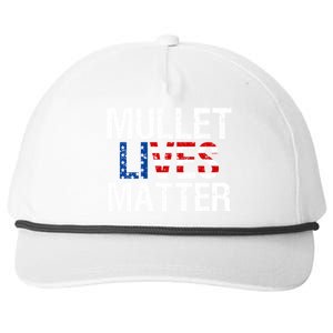 Mullet Lives Matter Gift Funny Hairstyle Gift Meaningful Gift Snapback Five-Panel Rope Hat