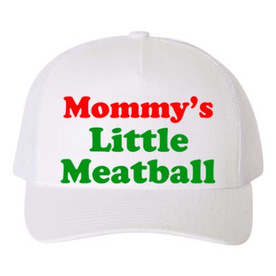 Mommys Little Meatball Funny Italian Joke Yupoong Adult 5-Panel Trucker Hat