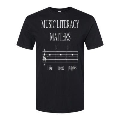 Music Literacy Matters Funny Joke Read Repeat Music Teachers Softstyle CVC T-Shirt