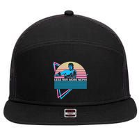 Mormon Lds Missionary Less Wifi More Nephi 7 Panel Mesh Trucker Snapback Hat