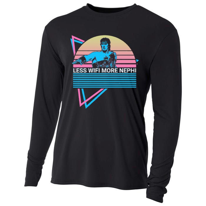 Mormon Lds Missionary Less Wifi More Nephi Cooling Performance Long Sleeve Crew