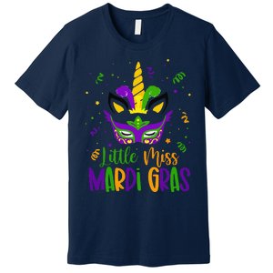 Mardigras Little Miss Mardi Gras Premium T-Shirt