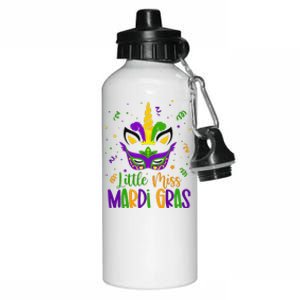 Mardigras Little Miss Mardi Gras Aluminum Water Bottle