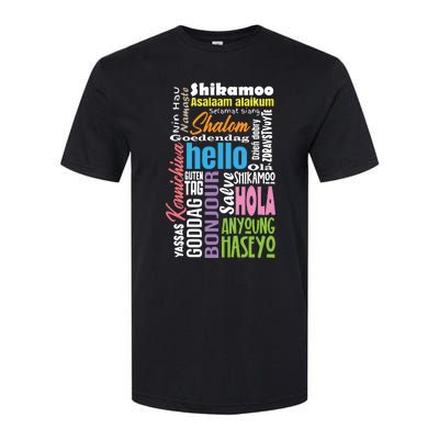 Multiple Language Multilingual Linguist Linguistics Polyglot Softstyle CVC T-Shirt