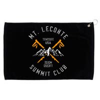 Mount Leconte Mountain Hiker Hiking Grommeted Golf Towel