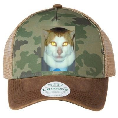 Monday Left Me Broken Cat Legacy Tie Dye Trucker Hat