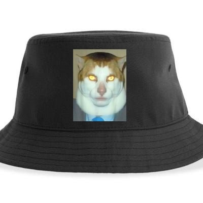 Monday Left Me Broken Cat Sustainable Bucket Hat