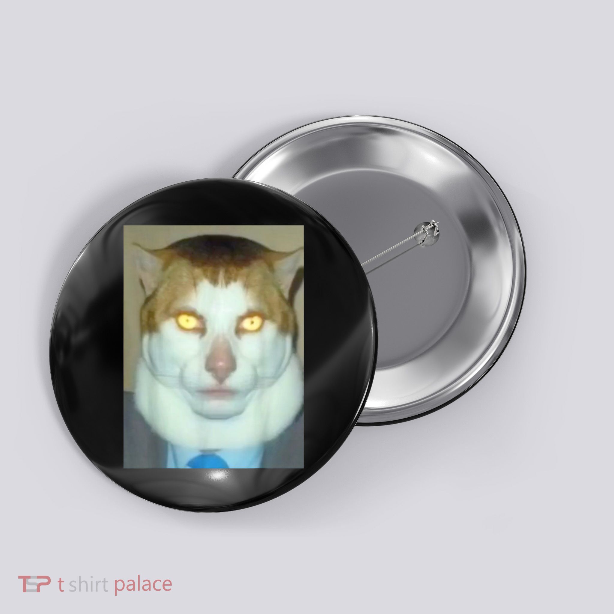 Monday Left Me Broken Cat Button
