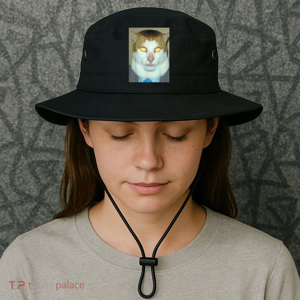 Monday Left Me Broken Cat Bucket Hat