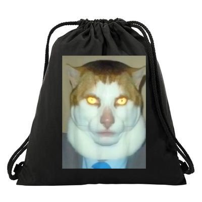 Monday Left Me Broken Cat Drawstring Bag