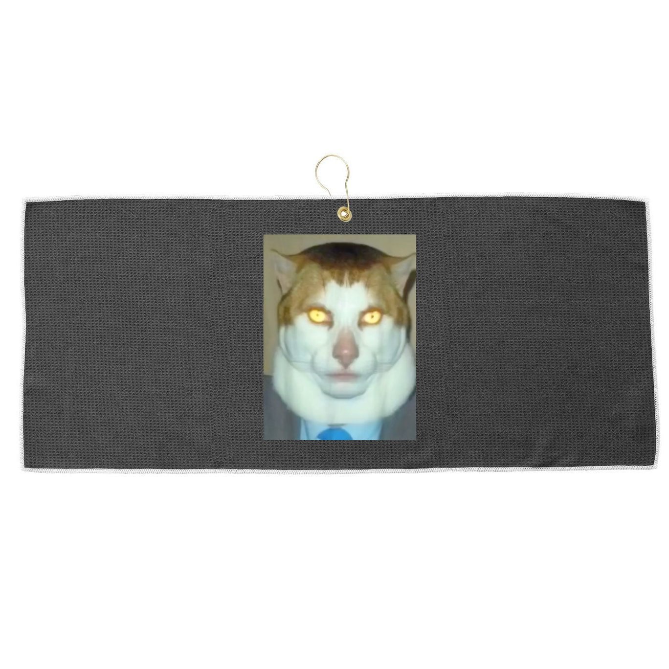 Monday Left Me Broken Cat Large Microfiber Waffle Golf Towel