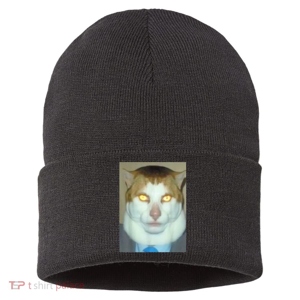 Monday Left Me Broken Cat Sustainable Knit Beanie