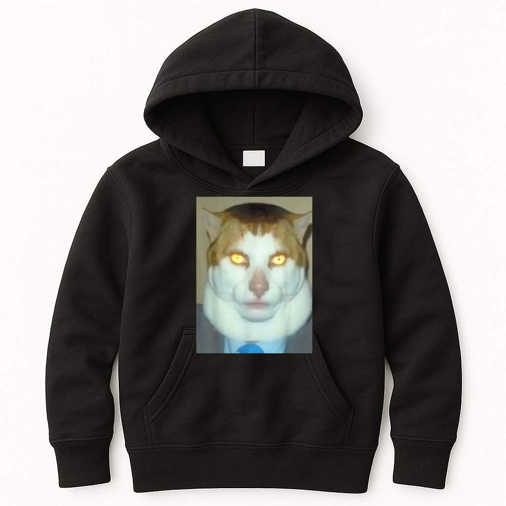 Monday Left Me Broken Cat Kids Hoodie