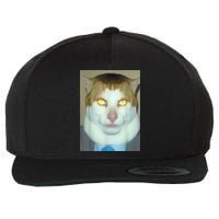 Monday Left Me Broken Cat Wool Snapback Cap