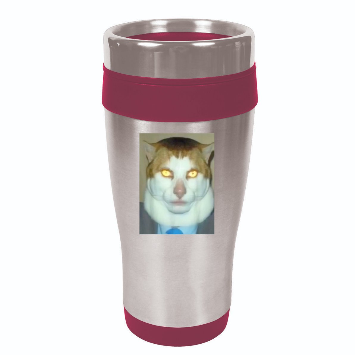Monday Left Me Broken Cat 16oz Travel Tumbler