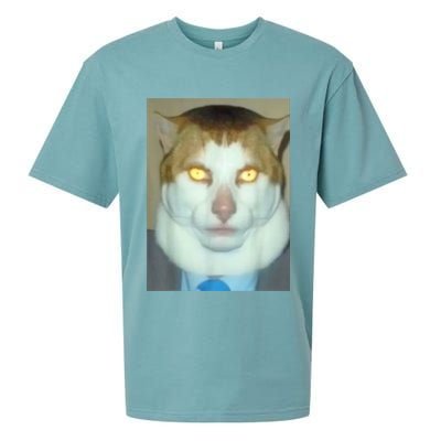 Monday Left Me Broken Cat Sueded Cloud Jersey T-Shirt