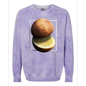 Mars Lemon Colorblast Crewneck Sweatshirt