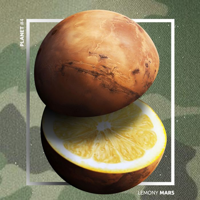 Mars Lemon Legacy Tie Dye Trucker Hat