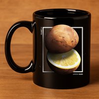 Mars Lemon 11oz C Handle Ceramic Mug
