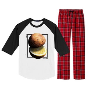 Mars Lemon Raglan Sleeve Pajama Set