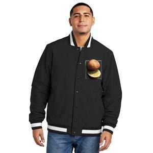 Mars Lemon Insulated Varsity Jacket