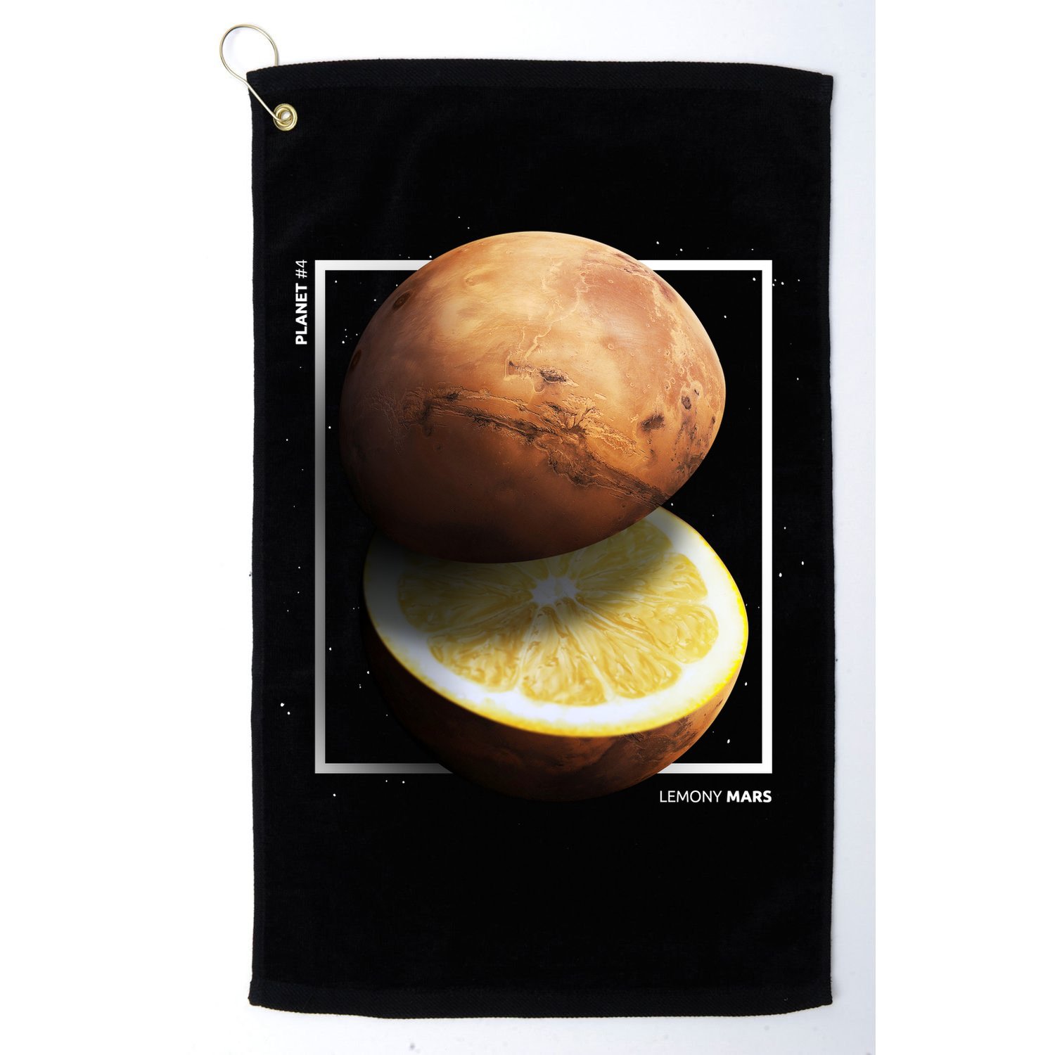 Mars Lemon Golf Towel
