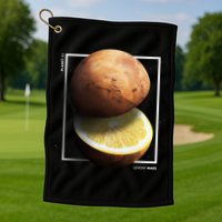 Mars Lemon Golf Towel