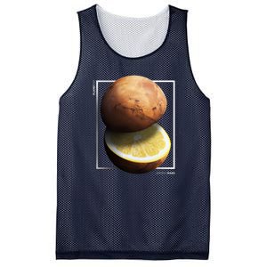 Mars Lemon Mesh Reversible Basketball Jersey Tank