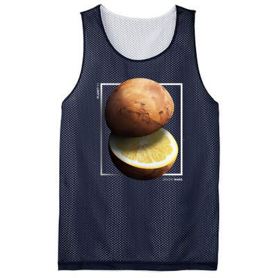 Mars Lemon Mesh Reversible Basketball Jersey Tank