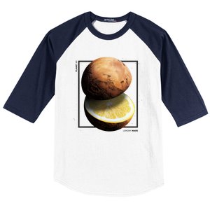 Mars Lemon Baseball Sleeve Shirt