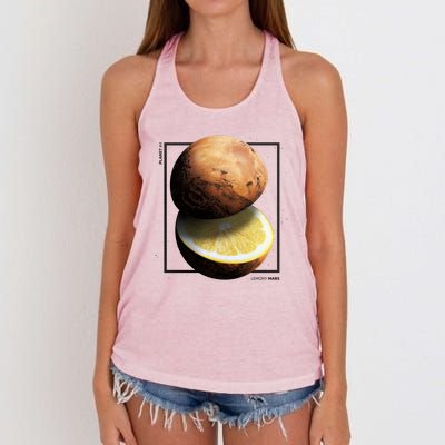 Mars Lemon Women's Knotted Racerback Tank