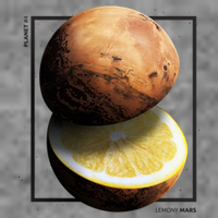 Mars Lemon 7-Panel Snapback Hat