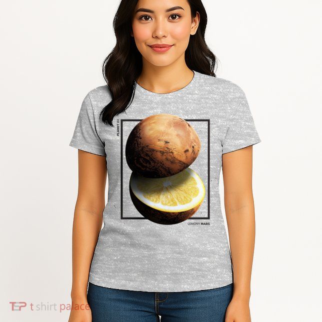Mars Lemon Womens T-Shirt