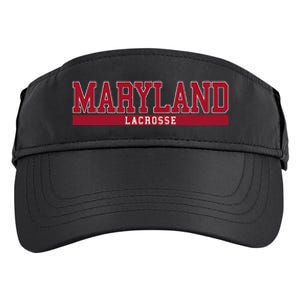 Maryland Lacrosse Adult Drive Performance Visor