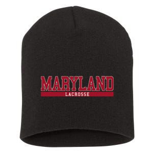 Maryland Lacrosse Short Acrylic Beanie